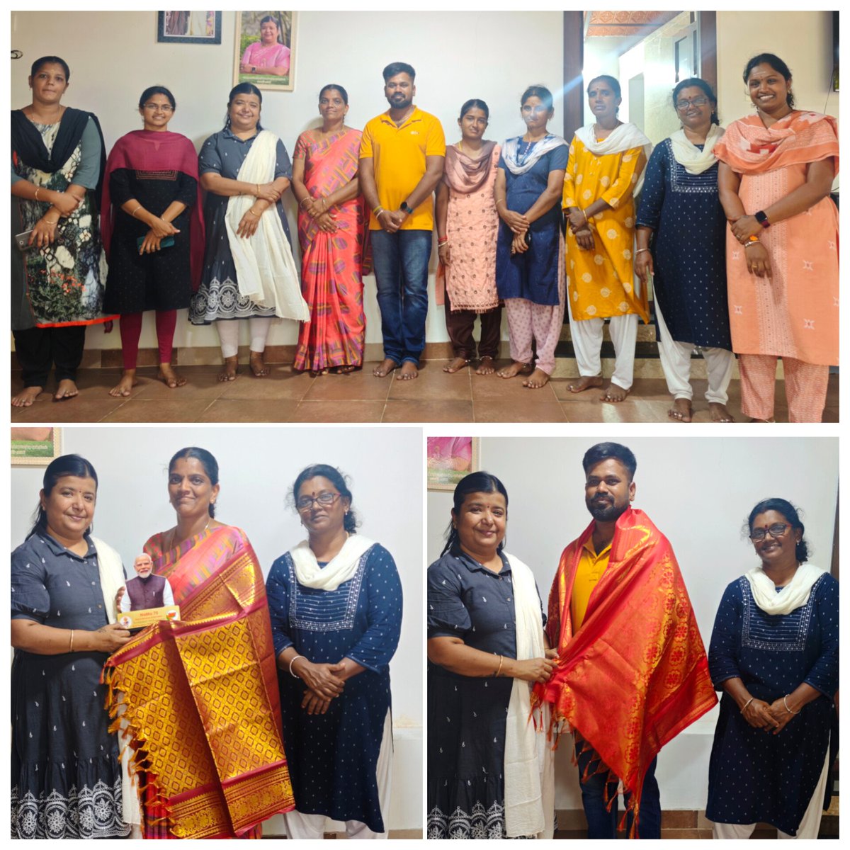 arunadevibjp's tweet image. இன்றைய தினம் மதுக்கரை ஒன்றிய கலை,கலாச்சாரப் பிரிவு தலைவர் திருமதி.கௌசல்யா அவர்கள் மற்றும்  கலை , கலாச்சார பிரிவு மாவட்டச் செயலாளர் திரு.சரத்குமார் அவர்களும் என்னை சந்தித்து வாழ்த்து பெற்றனர்.  
 உறுமி ஆட்டம் வகுப்பு இன்றைய தினம் தொடங்கியது.