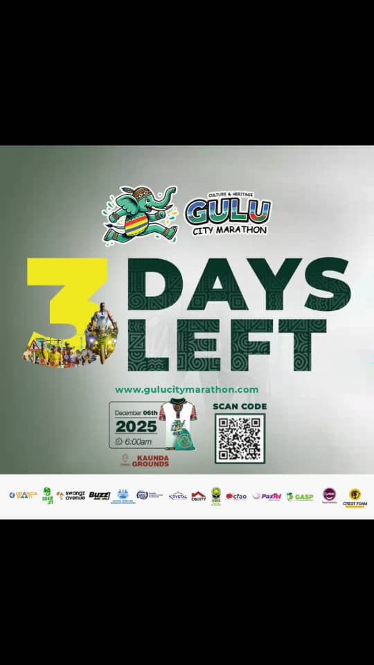 943qfmlira's tweet photo. 3 Days left to the Biggest Party, vibe and chill of Northern Uganda this year, the Gulu City Marathon. Come experience a December to remember at Kaunda grounds on 6th December. It's going down this December @UBL @NatsumiT0706 https://t.co/N5M00OyXB1