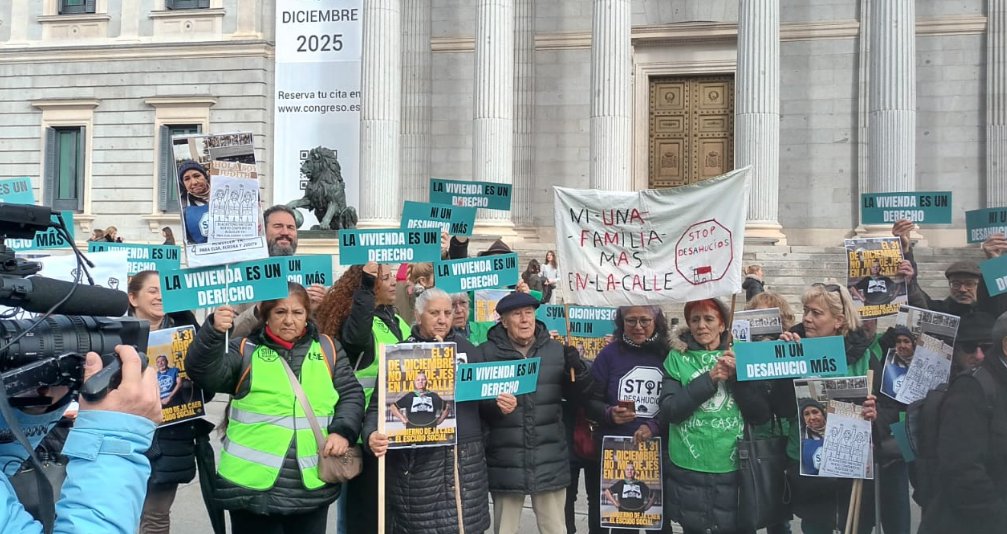 ‼️ Las entidades sociales exigen al Congreso que renueve y amplíe la moratoria antidesahucios que mantiene paralizados casi 60.000 lanzamientos de familias vulnerables

➡️ A un mes de la finalización de la medida no existen planes de actuación urgente para evitar una previsible y