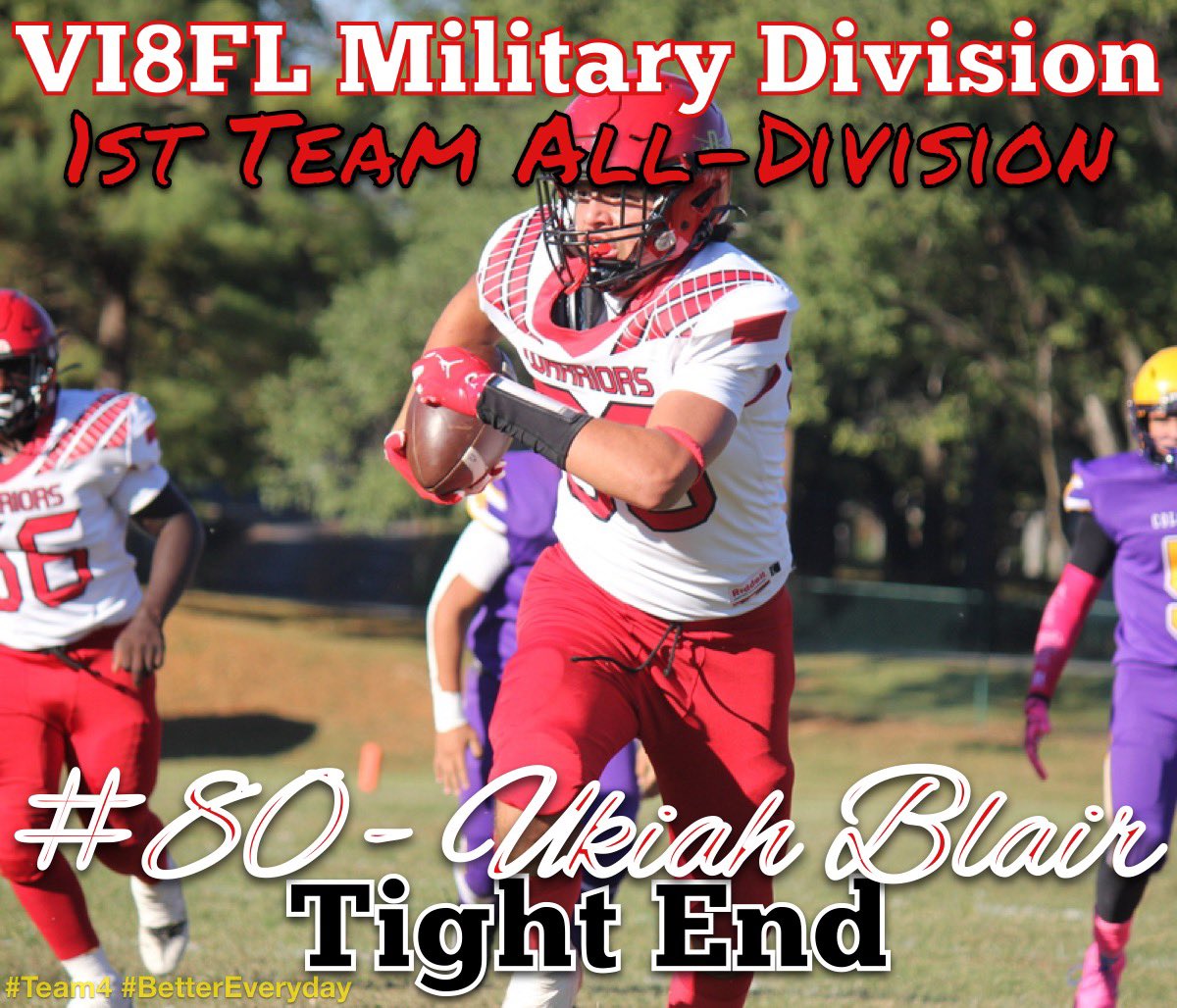 QMHS_Football's tweet photo. Results yield rewards; the outstanding season we had this year led to our athletes 🧹 the 1st Team All-Division awards on the Offensive side of the ball. Proud would be an understatement! #Team4 https://t.co/9z0BS9P9Xh