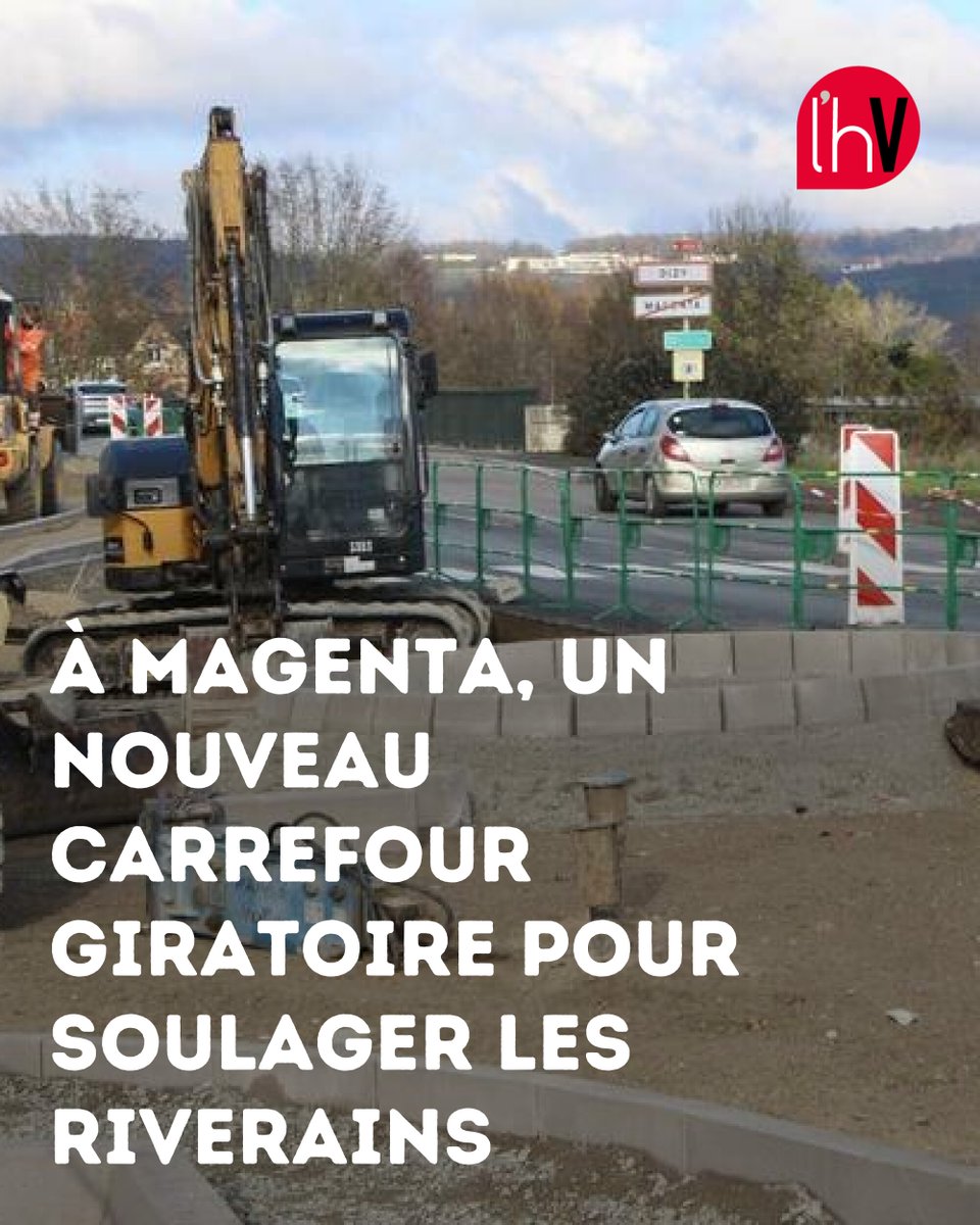hebdoduvendredi's tweet image. 🚧 À Magenta, un nouveau carrefour giratoire voit le jour pour améliorer la circulation et apaiser les riverains ! #Magenta #Circulation #Giratoire #Infrastructures #Urbanisme
➡️ l.lhebdoduvendredi.com/Pjl