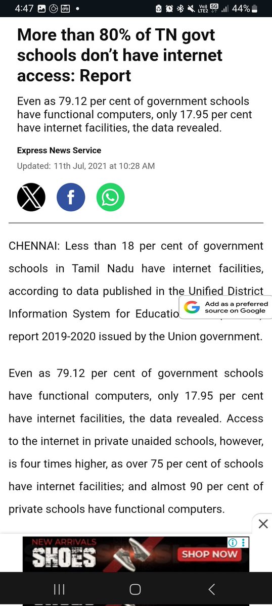 sailaks11's tweet image. From 80% of schools not having access to internet to 99.9 schools access to internet facility, TN under #DravidianModel has made a giant leap. Happy that my taxes are utilized better.