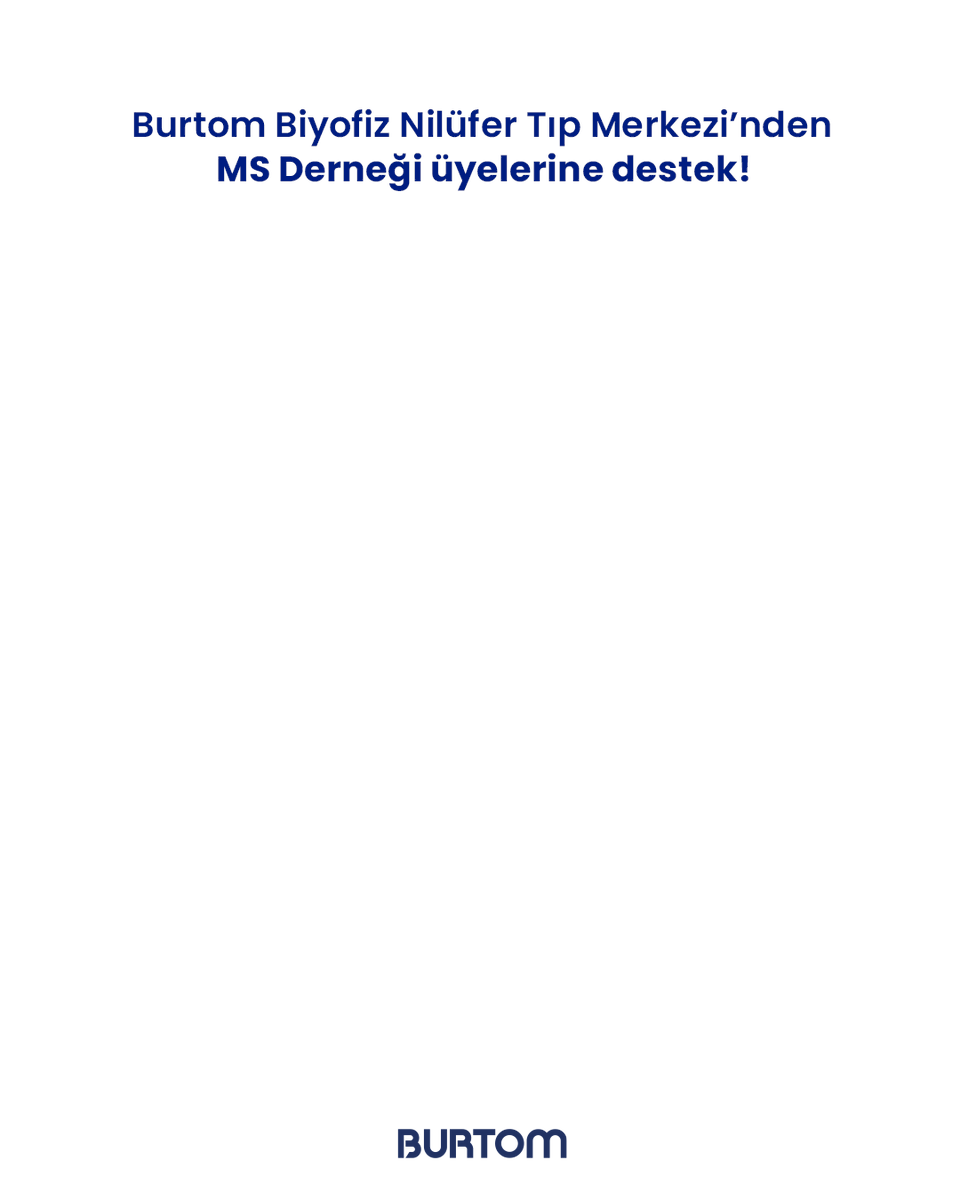 Biyofiz Nilüfer Tıp Merkezi Fizik Tedavi ve Rehabilitasyon Uzmanı Uzm Dr. Merve Dede Akpınar, MS Derneği üyeleriyle bir araya gelerek MS rehabilitasyonu hakkında önemli bilgiler paylaştı.

#MS #MultipleSkleroz #MSRehabilitasyonu #FizikTedavi #Rehabilitasyon  #Burtom #Nöroloji