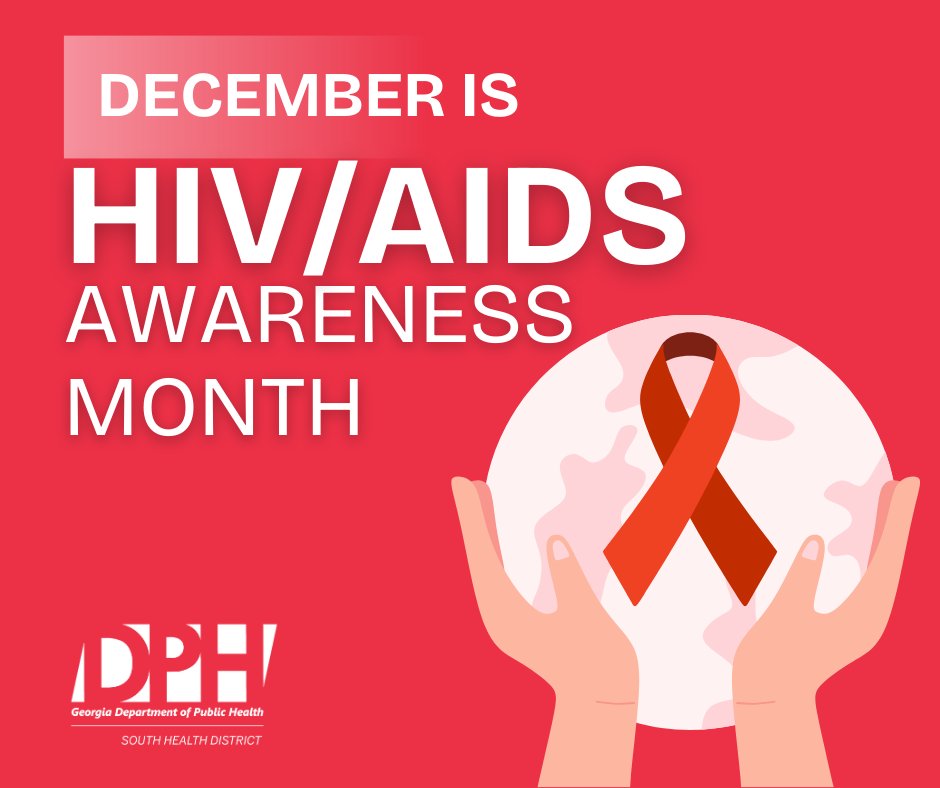 SouthHealthDist's tweet image. December is HIV/AIDS Awareness Month, a time to learn the facts, fight stigma, and support those affected. Knowing your status is one of the most powerful steps you can take for your health and your community. Free HIV testing is available at all South Health District clinics.