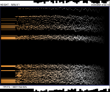 r_topisto's tweet image. #computerart #creativecoding #generativeart :
#bitcoin #blockchain 
LAST Block, Height : 926137
[ See more on topisto.net ]