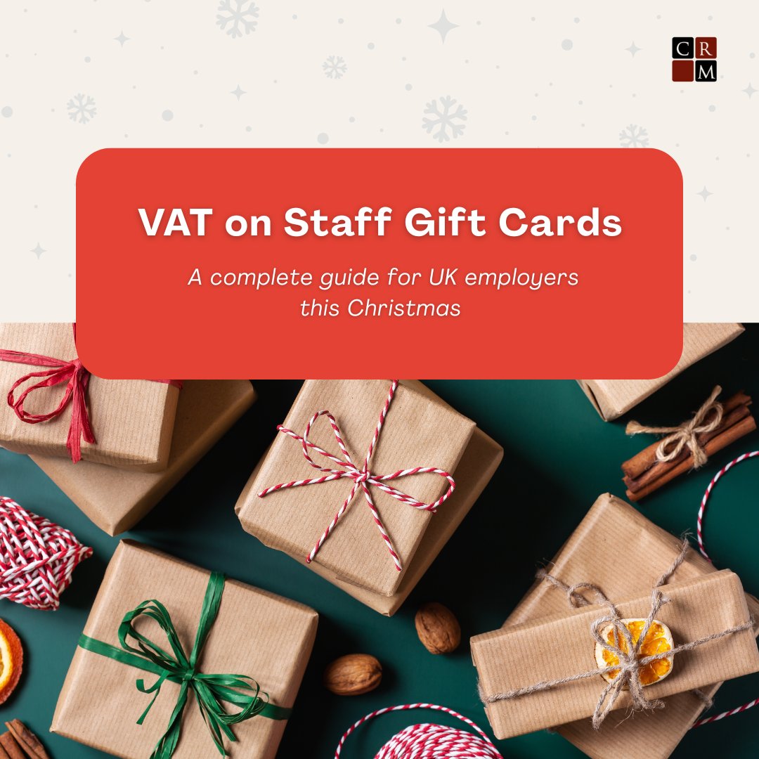 Giving staff gift cards this Christmas? 🎁 Check out our guide for the VAT lowdown...

➡️ bit.ly/48LJL39

If you’d like help checking if your Christmas gifts are tax-efficient (and HMRC-friendly), our team is here to help!
