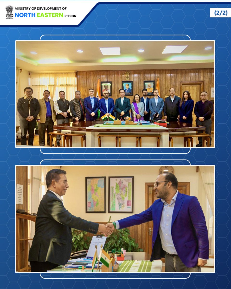 MDoNER_India's tweet photo. Hon'ble Chief Minister of Mizoram, Shri @Lal_Duhoma attended a meeting with the New Development Bank (NDB), in his office to discuss the implementation process for the Tuirini Hydroelectric Project (HEP).
#MDoNERIndia #Mizoram #NDB #HydroElectricProject https://t.co/bV9c5z4xCR