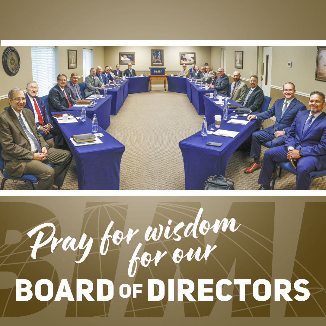 BIMImissions's tweet photo. Our Board of Directors Bi-annual meeting is in session! Please pray for wisdom and direction as we look forward to the future! 🙏
#BIMI #Prayforwisdom https://t.co/cCMNfS3c6k