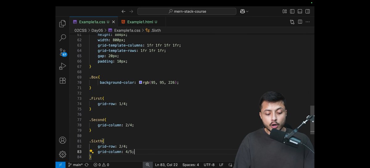 Shivam_thisside's tweet image. #CoderArmy
Dived deeper into CSS Grid today! 💻 Learning how to perfectly align elements with &quot;grid-row&quot; and &quot;grid-column&quot; is a game-changer. So much control and flexibility! 🚀 My layout skills are leveling up a bit now. 💪 #CSS #CSSgrid #CSSlayout #tech