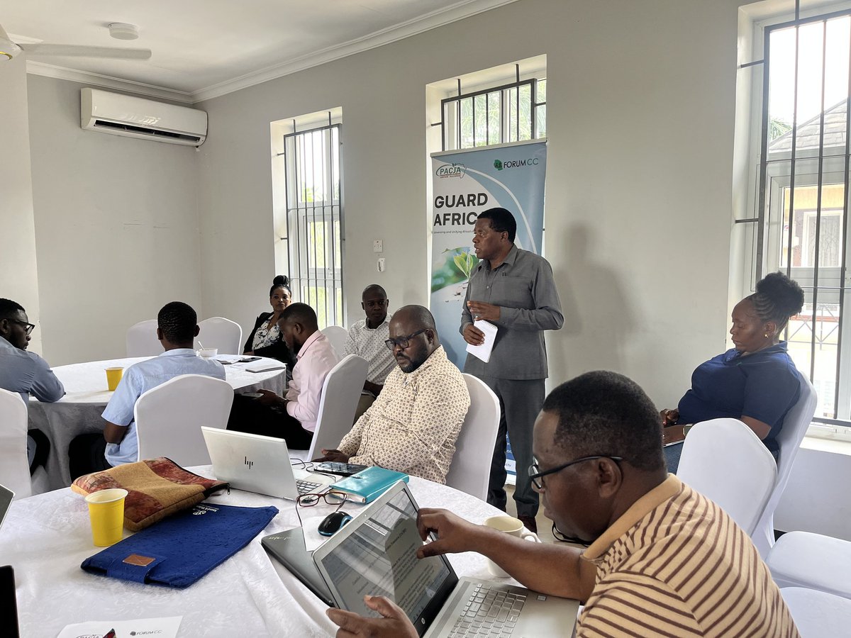Forumcctza's tweet image. An information-sharing meeting that brought together thematic leads from the thematic groups of FORUMCC platform members and partners. The purpose of this meeting was to strategize on how to strengthen our regional engagement via EACSOF.