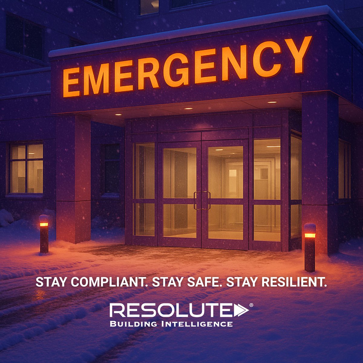 ER volumes rise every winter.

Small drifts in airflow, pressurization, or filtration can become big risks when the Emergency Department fills up.
Stay compliant. Stay ready. Stay resilient.

#HealthcareFacilities #FDD #IAQ #WinterSurge #HospitalEngineering #Resolutebi