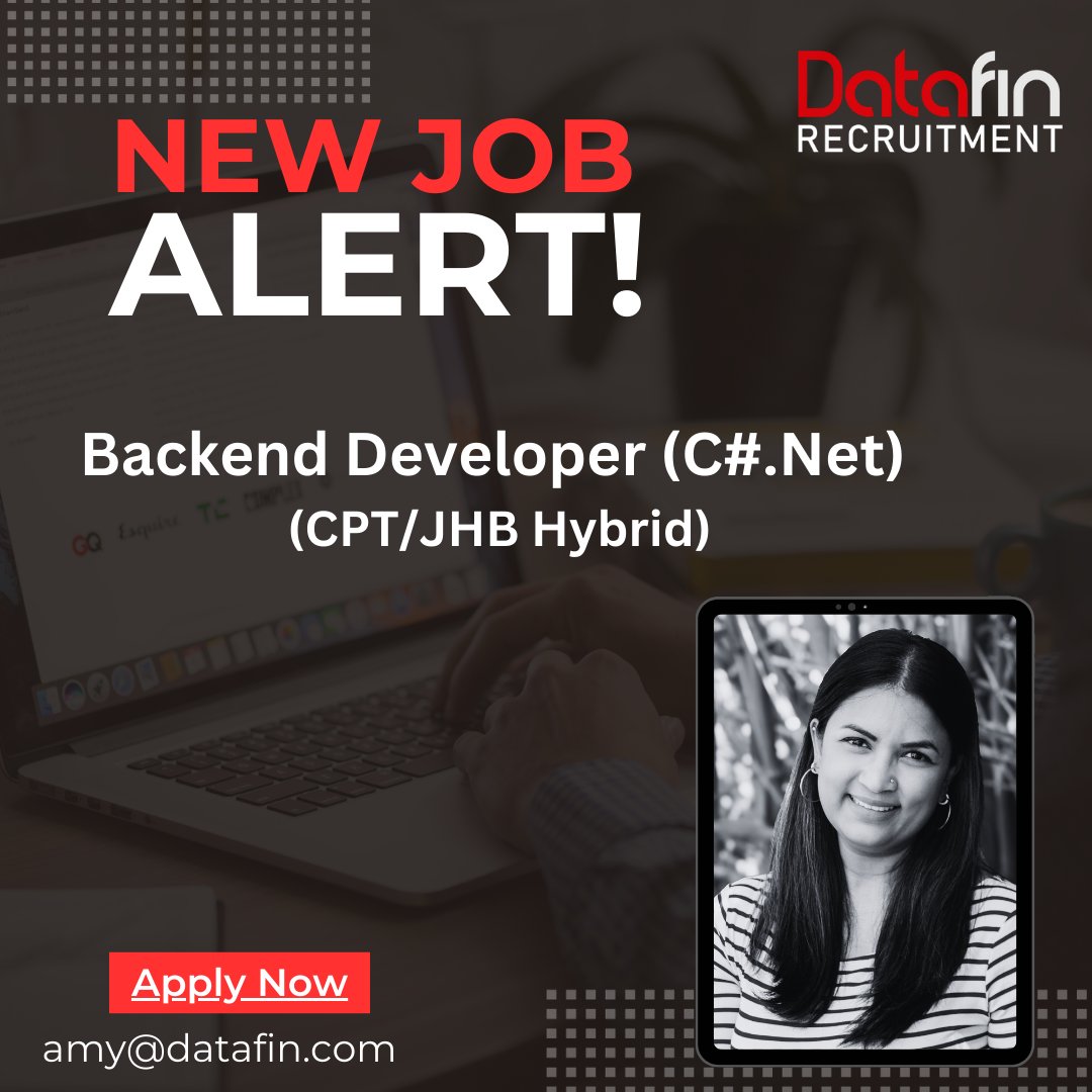 DatafinSA's tweet image. A growing global FinTech company seeks the coding talents of a strong strategic-thinking Backend Developer to ensure the successful delivery of its technical roadmap.

Apply here - datafin.com/job/backend-de…

#backenddeveloper #datafinrecruitment