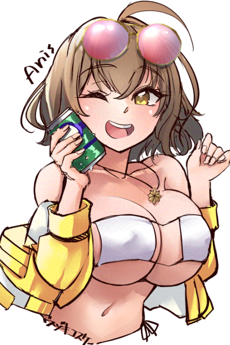 ちょっと今おっぱい切らしてるので前描いたアニスとエレグ置いときますね... 