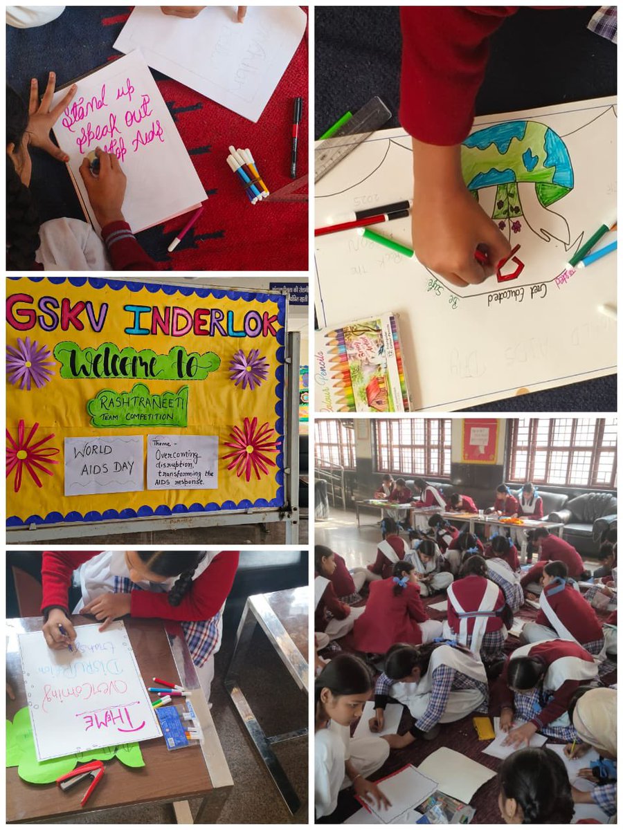 skv_inderlok's tweet photo. "Tech meets compassion at GSKV Inderlok! Our students celebrated World AIDS Day and World Computer Literacy Day under Rashtraneeti program, spreading awareness and embracing digital empowerment! #GSKVInderlok #Rashtraneeti #WorldAIDSDay #WorldComputerLiteracyDay" https://t.co/ZapaVpmHSM