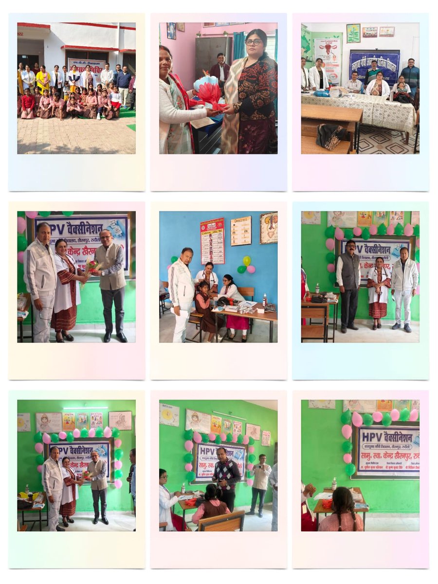 HPV Vaccination at Kasturaba Gandhi Rajkiya Awasiya Vidyalay District Ayodhya