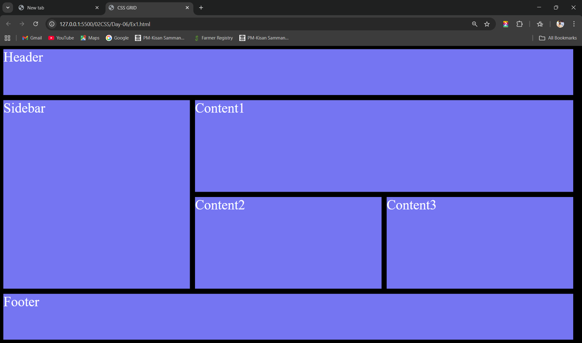 Shivam_thisside's tweet image. Tried these two layouts 🧑‍💻
#WebDev #CSSgrid