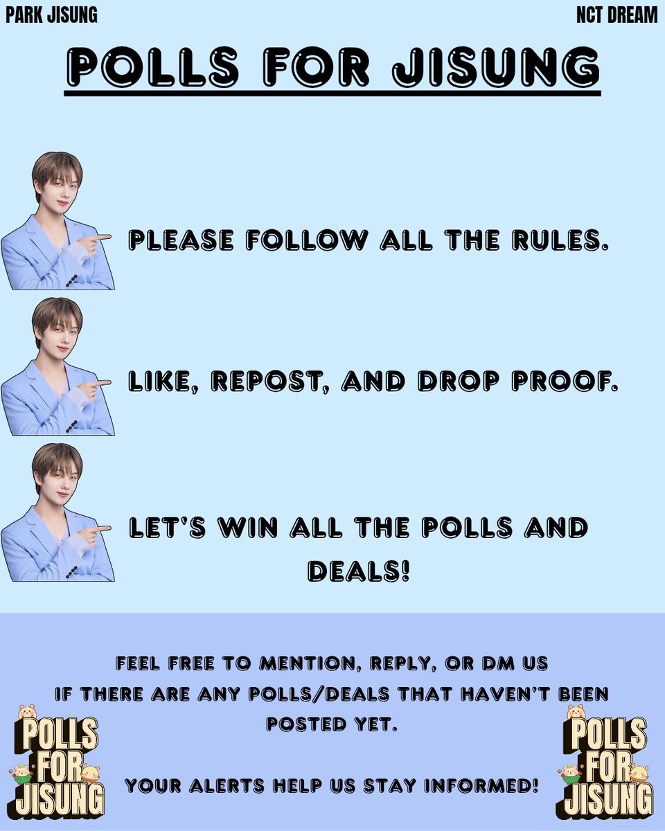 pollsforJISUNG's tweet photo. 𝘼𝙎𝙏𝙀𝙍𝙊𝙄𝘿𝙎, 𝙔𝙊𝙐 𝘼𝙍𝙀 𝙍𝙀𝘼𝘿𝙔 𝙁𝙊𝙍 𝙅𝙄𝙎𝙐𝙉𝙂'𝙎 𝘽𝙄𝙍𝙏𝙃𝘿𝘼𝙔!
Let's move as one team and we complete the Polls and Deals to become TOP 1 in Polls and Deals! ✨️
Check this Thread for ongoing RT DEALS and VOTING POLLS!
Fighting Asteroids!
#PJS25_POLLS https://t.co/SyIRHQKWR7