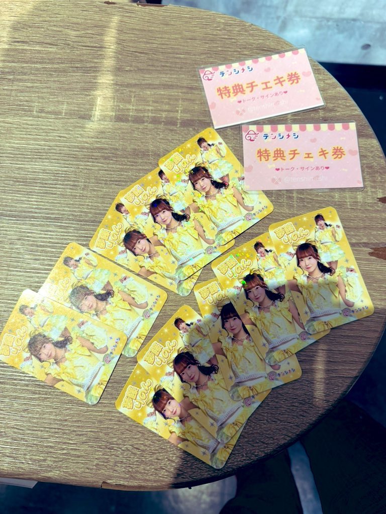 CiON サインありチェキ券×4 2025.12.02 SYNC FESTA（VIDENT） ヲタク人生でチェキ券まとめ買いは