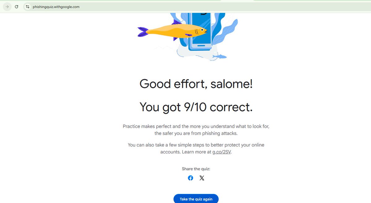 MwakaSarley's tweet image. During our #cybersecurity session with Shermim M. at @pwaniteknowgalz  #codeHack women in tech accelerator program we explored URLVoid, VirusTotal, CrackStation, took a phishing quiz and tested a model for detecting phishing emails.#pwaniteknowgalz #learning