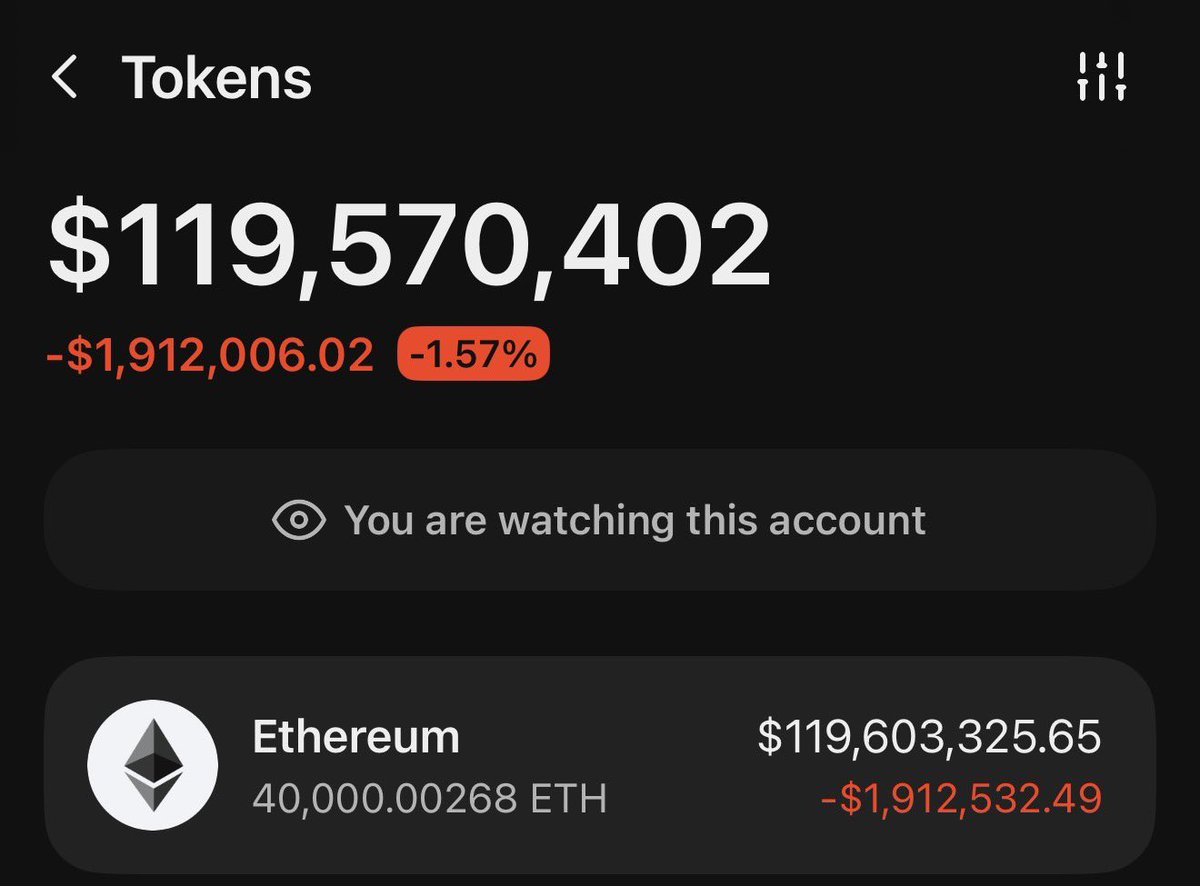 Cryptomill55293's tweet photo. I just recover my wallet after over 10 years and moved $120,000,000 worth of $Eth to a new wallet.

It was worth $12,400 to now $120M.
Giving away $12,000 to 4 people.
Followed 🧙‍♂️
Like 👍 
Repost ♻️🔃 https://t.co/whHN0TuLOd