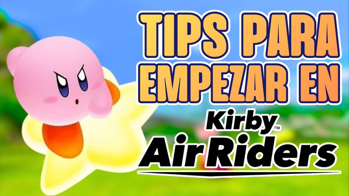 Por fin tengo listo el primer vídeo después de la mudanza 🥹 veinte minutazos de tips para empezar en Kirby Air Riders, como algunos me habéis pedido ⤵️