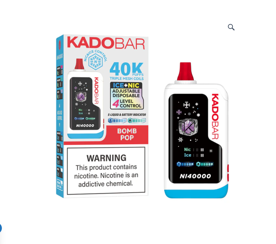 kadobar1's tweet photo. NEW ARRIVAL 🚨

Meet the Bomb Pop Kado Bar NI40K Ice + Nic Control Disposable Vape ❄️💨

✅ Up to 40K puffs
✅ Ice-cool Bomb Pop flavor
✅ Nic Control feature
✅ No refill. No hassle.

For- https://t.co/VLAeuJPMUy 

#kadobar #bombpopvape #ni40k #disposablevape #vapeflavors https://t.co/cOcsdCWGsh