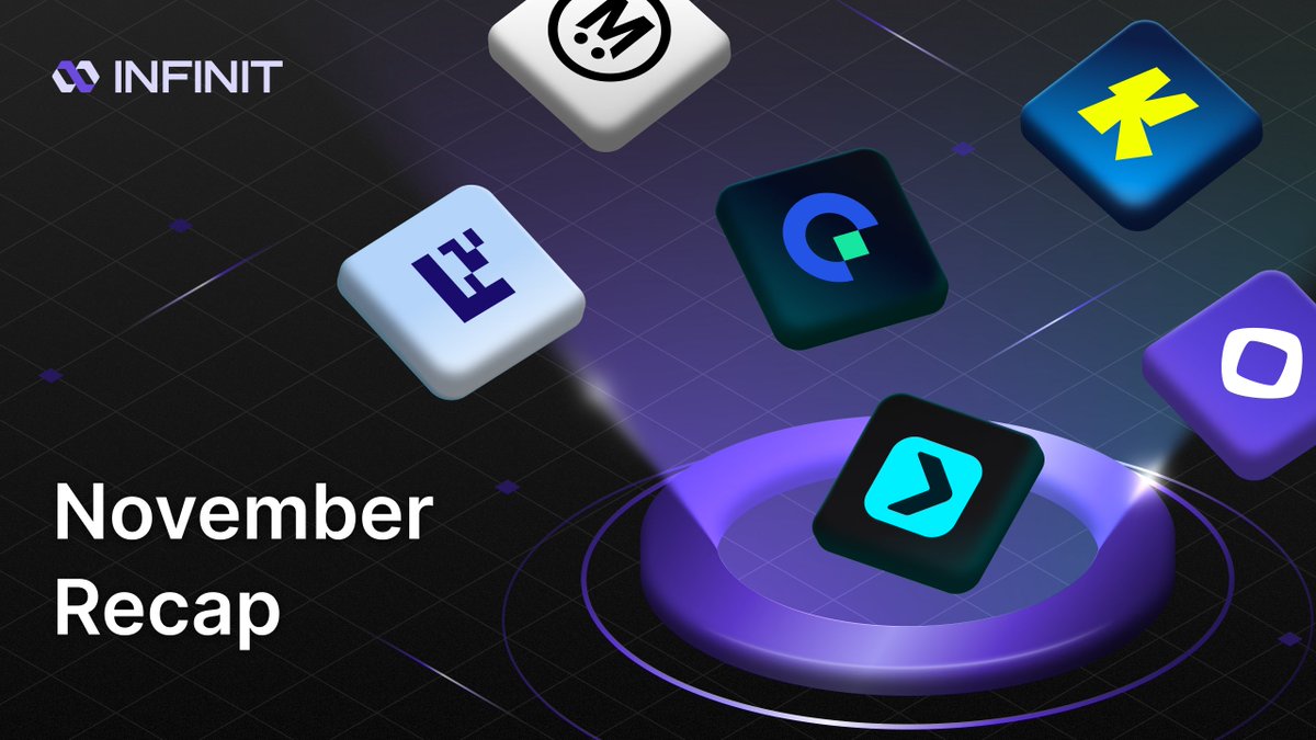Infinit_Labs's tweet image. November accelerated INFINIT&apos;s momentum.

We&apos;ve opened the waitlist to Prompt-to-DeFi, reinforced the AI Agent Infrastructure, expanded strategies to new ecosystems, and deepened intelligence capabilities across emerging networks.

Here&apos;s what shipped: