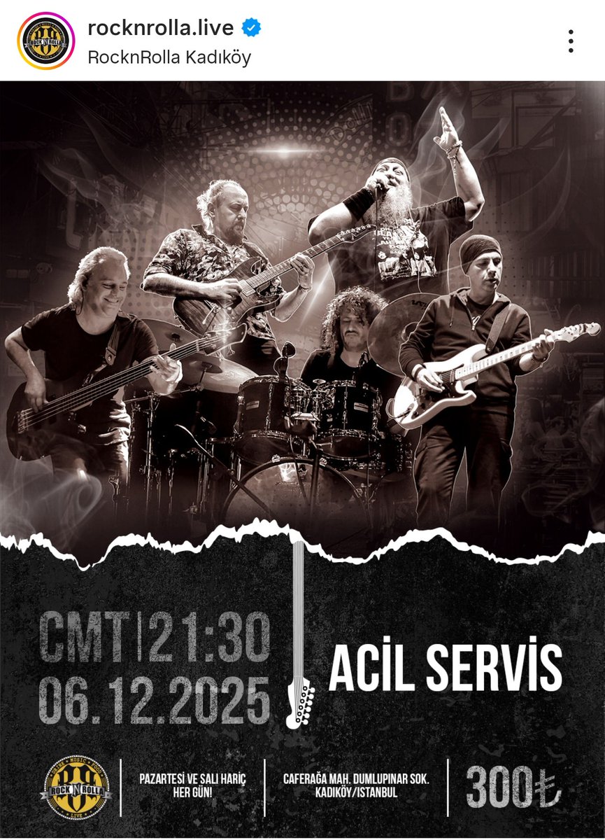 ACİL SERVİS (@acilservisrock) on Twitter photo 