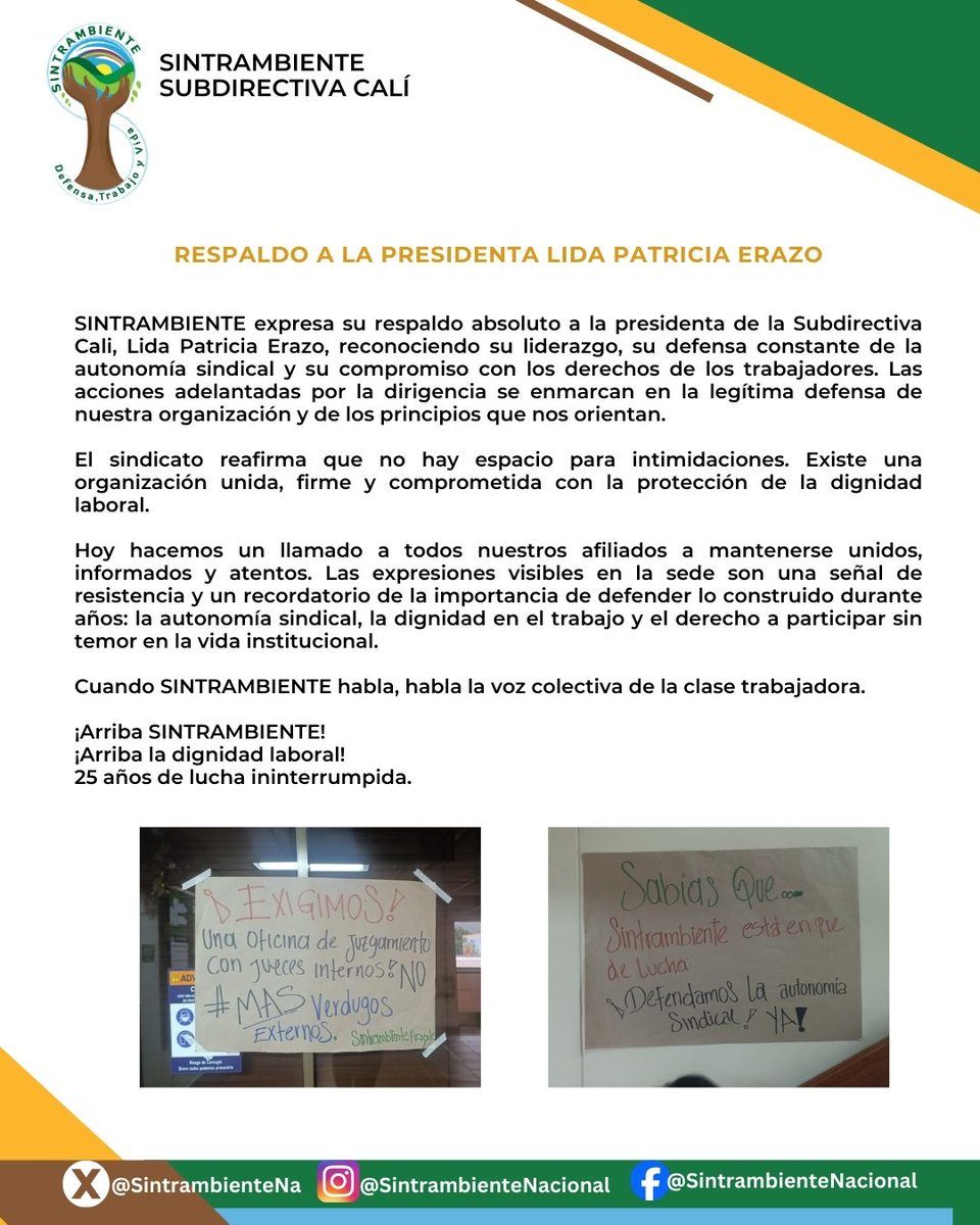 Sintrambiente Nacional tweet media