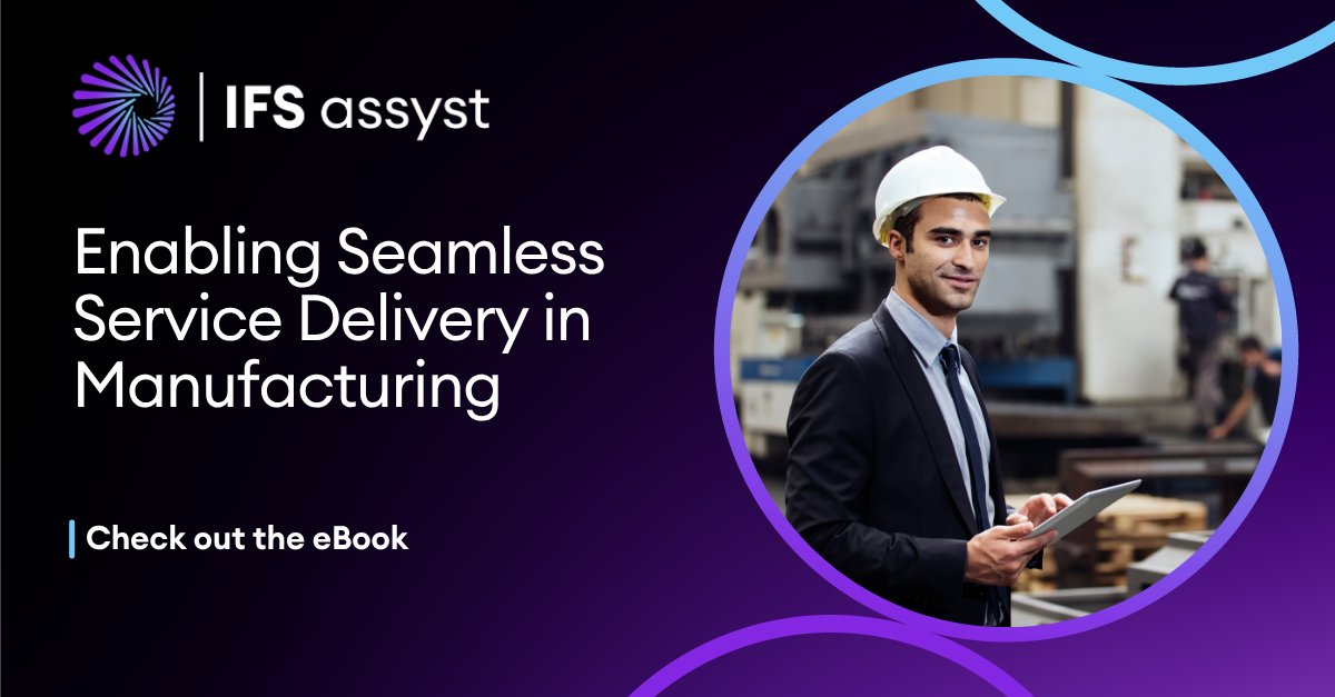 IFSassyst's tweet image. As businesses grow, the complexities of delivering services can present significant obstacles. 

Explore how manufacturers are reshaping their service management strategies to improve tracking and performance: ifs.link/kVUh3g
#WorkflowAutomation #ServiceDelivery
