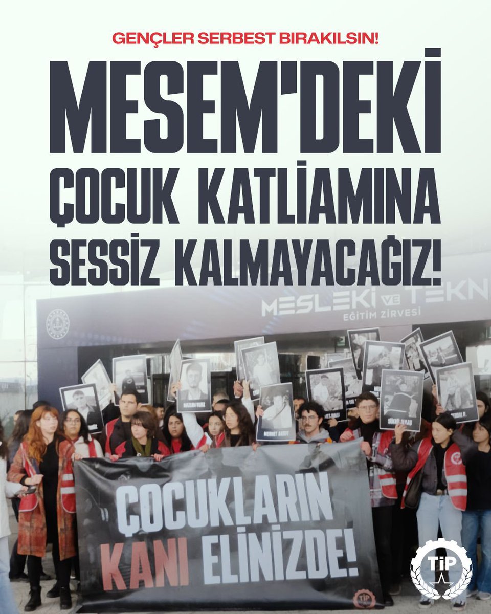 MESEM’lerde patronların insafına terk edilen çocuklar iş cinayetlerinde katledilirken bu ucube sistemi cansiparane savunan Milli Eğitim Bakanı Yusuf Tekin, katıldığı Türkiye Yüzyılı Mesleki ve Teknik Eğitim Zirvesi’nde TİP’li Öğrenciler tarafından protesto edildi.

Şu anda 17