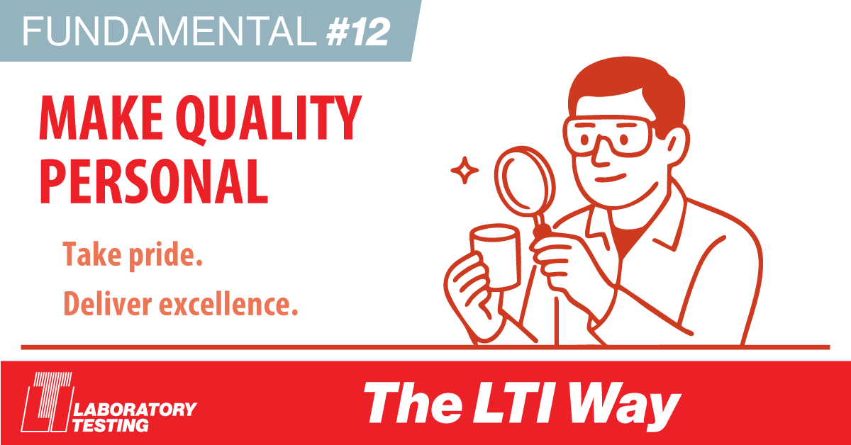 labtesting's tweet image. Fundamental #12: Make Quality Personal.
Pride, consistency, and attention to detail drive exceptional results for our customers.
Learn more: hubs.ly/Q03WgSr40