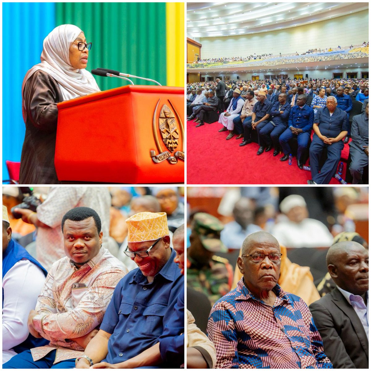 RAIS SAMIA: “TUMEJIPANGA WAKIJA WAKATI WOWOTE
 akizungumza na wazee wa Dar es Salaam  Rais Samia amesema amesikia mmoja wa waandaaji wa nje akitaka maandamano ya Desemba 9 yaahirishwe hadi Krismasi kwa  kuwa tumejipanga Amesisitiza: “Wakati wowote wakija, tumejipanga.”