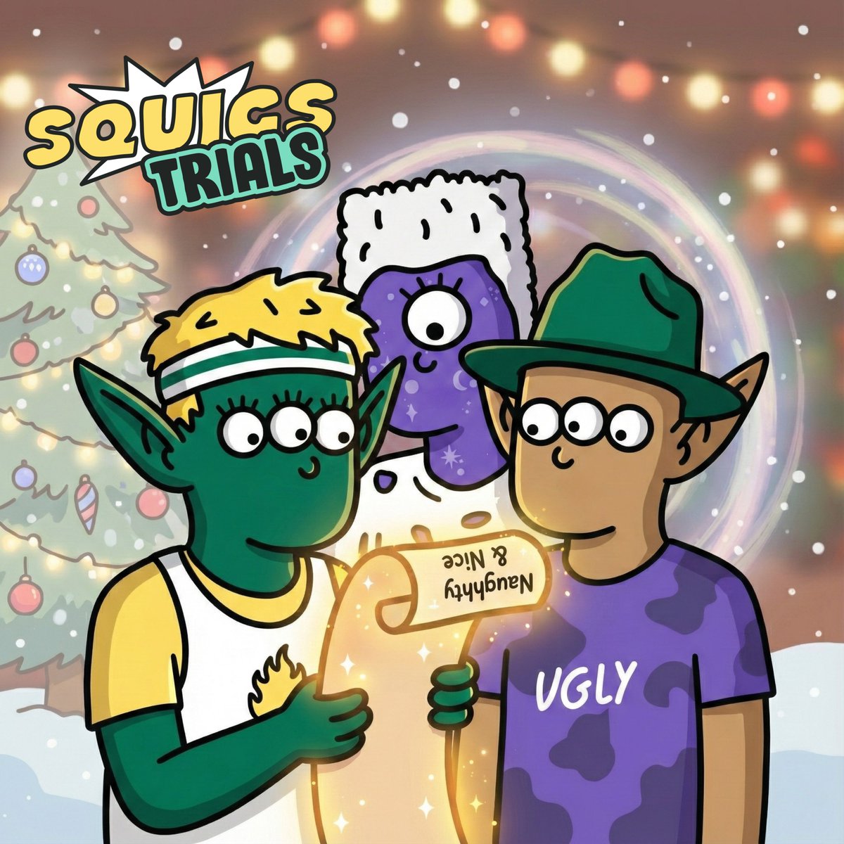 The Naughty &amp; Nice Trials are officially underway! 🎅🎄

Post, create, guess, vibe, compete… whatever gets you points. It’s simple, fun, and open to everyone—holders and newcomers alike.

Step through the portal and see what list you land on. 👁🎄
👉 discord.gg/KxsaSRJbVS