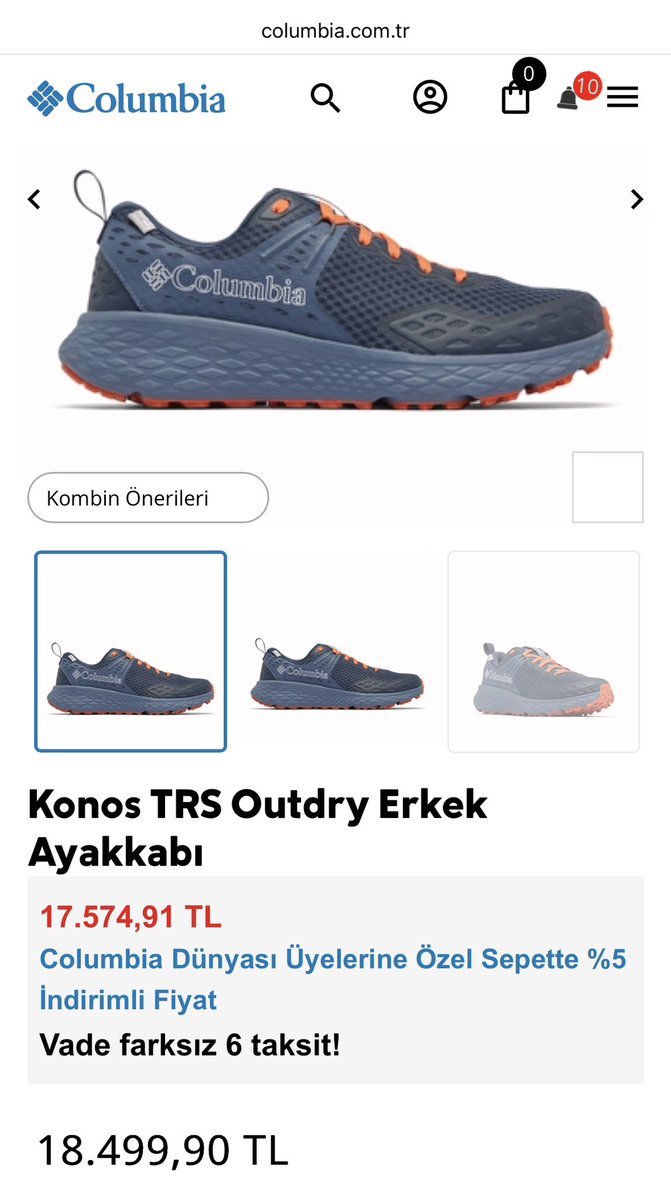 Yunanistan’da 129 Euro(6.400 TL) olan ayakkabı Türkiye’de 18.499 TL’ye satılıyor. İndirimle 17.564 TL’ymiş.

Birebir aynı ürün, bir sınır kapısını geçince fiyatı neredeyse 3 kat artıyor. Bu kadarı vergiyle, maliyetle falan açıklanamaz