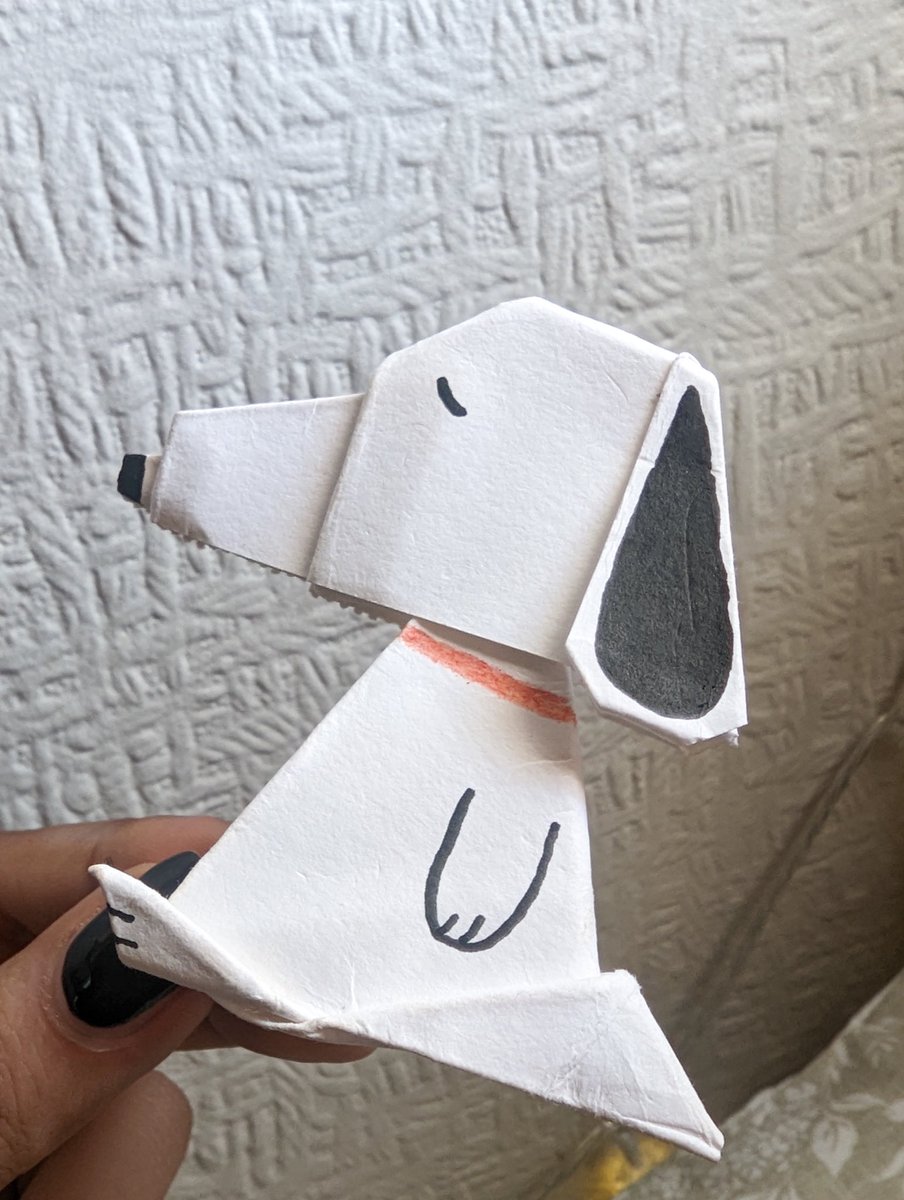 imagine hating me and i’m just in my room making an origami snoopy