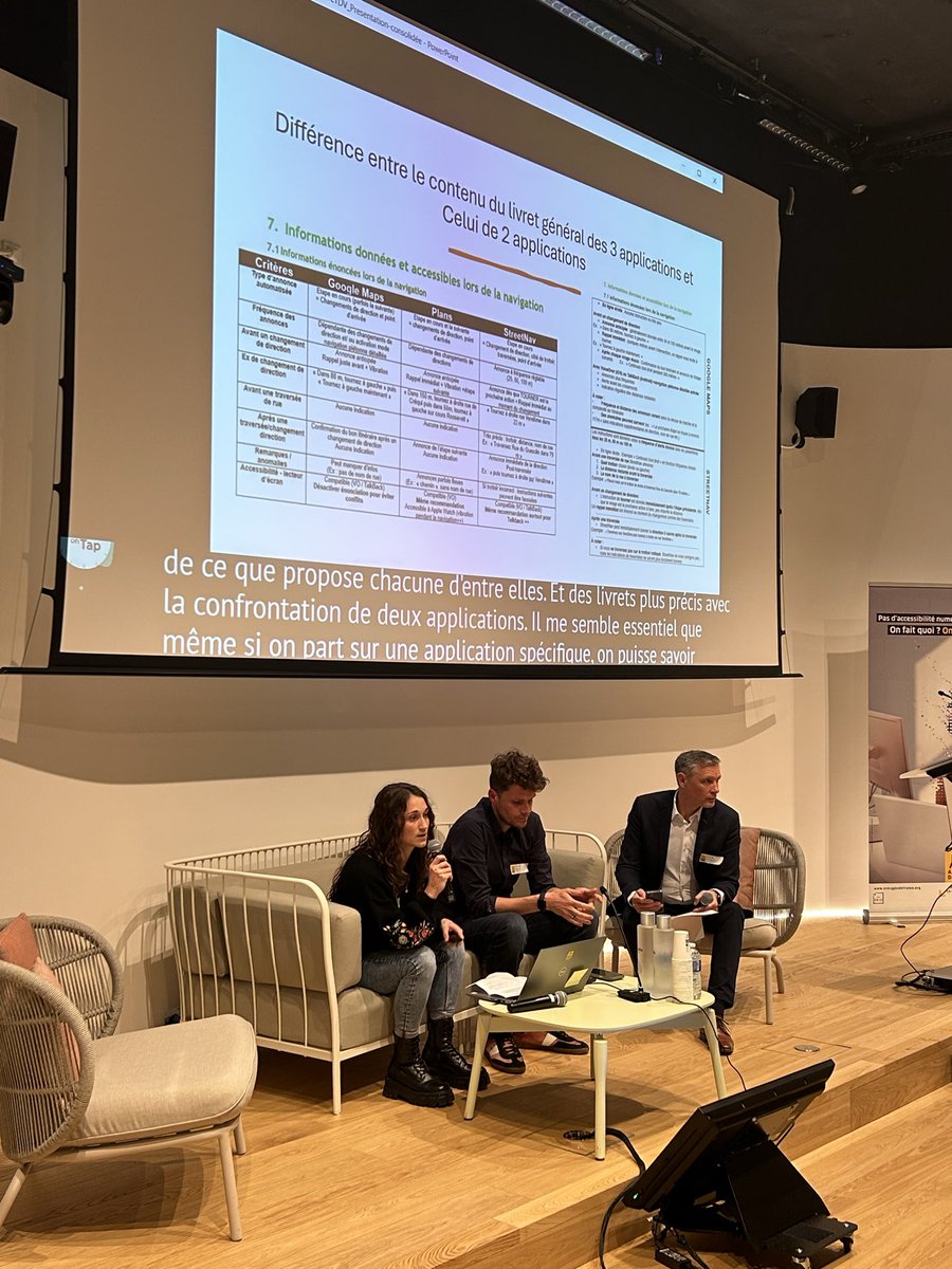 #JETDV2025

Table ronde sur les « Matériels et applications pour se déplacer ! » animée par Denis Boulay, expert en accessibilité numérique à <a href="/Aveugles_France/">AVEUGLES DE FRANCE</a>.

Intervenants : Cynthia SOCCHI (FIDEV) et Benoît LEPERT (Visioptronic)
