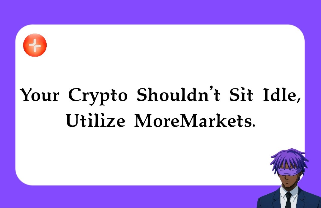 Millions of dollars worth of crypto are left on the table because a lot of crypto just sits in a wallet. The market moves fast, yield opportunities shift across chains, and the best strategies rarely stay in one place for long.

On <a href="/moremarketsxyz/">MoreMarkets</a> you deposit once, and the