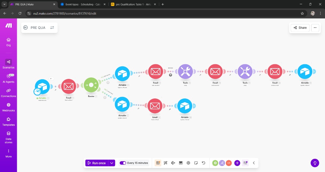 Talks_with_LLms's tweet image. 3/20 project done. 

This project it&apos;s an AUTO-PILO for a lead follow-up while keep the data in CRM and auto reply to a client queries. 

The main core of this AUTO-PILO is to follow-up a nurturing lead for about 7 days to ensure those cold lead are now turned to a hot lead.