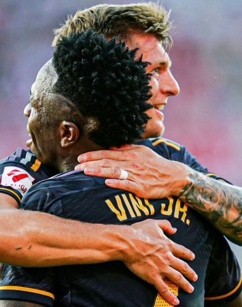 theMadridZone's tweet image. 🗣️ Toni Kroos: “Vini has scored 2 goals in his last 2 UCL Finals btw.”