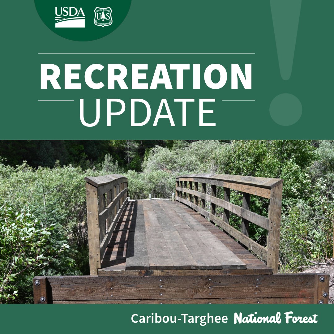 Big news for trail users!  
A proposed bridge on Big Burns Creek Trail would improve safety + protect the stream bank. The grant app goes in Jan 2026. 
Take action: Share your feedback by Jan 22, 2026! 
martell.gibbons@usda.gov | 208-542-5819