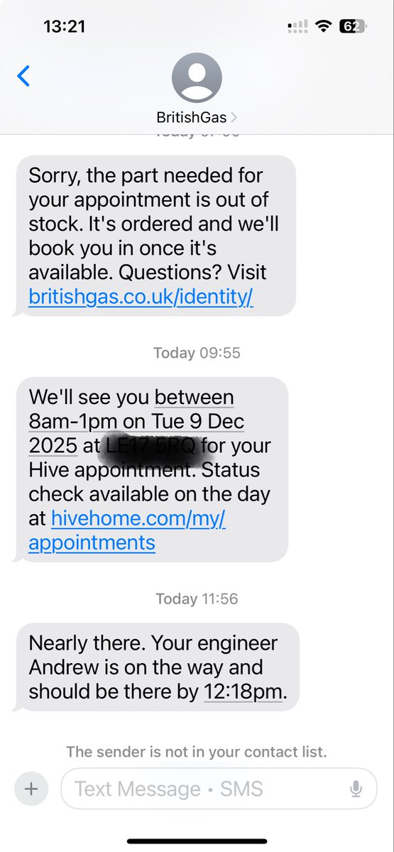 sunfowers2015's tweet photo. @BritishGas something is failing! At 7am the appointment is cancelled, then it’s rebooked for next week and then at 12:15 an engineer arrived! https://t.co/1jsTRk6rIB
