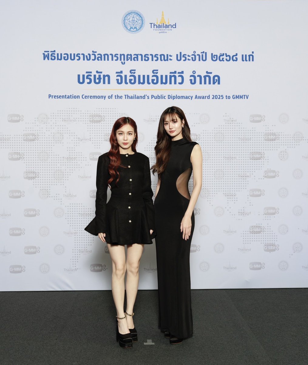 GMMTV's tweet image. #GMMTVxTPDA2025 #TPDA2025
#รางวัลการทูตสาธารณะ2568 #ThailandFoundation
#มูลนิธิไทย #MFA
#กระทรวงการต่างประเทศ
#GMMTV