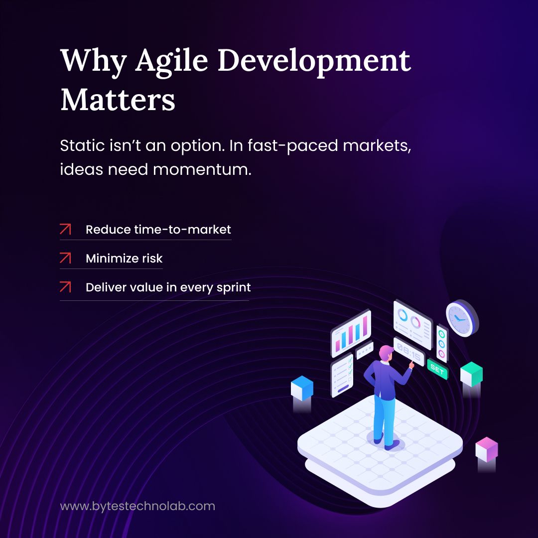 BTechnolab's tweet image. Transform your ideas into market-ready products -- faster, smarter &amp;amp; with less risk.

Here’s how Agile accelerates your success:
Shorter cycles → Faster launch
Iterative builds → Better market fit
Team sprints → Real customer value 

Your idea deserves momentum.
#Agile #Growth