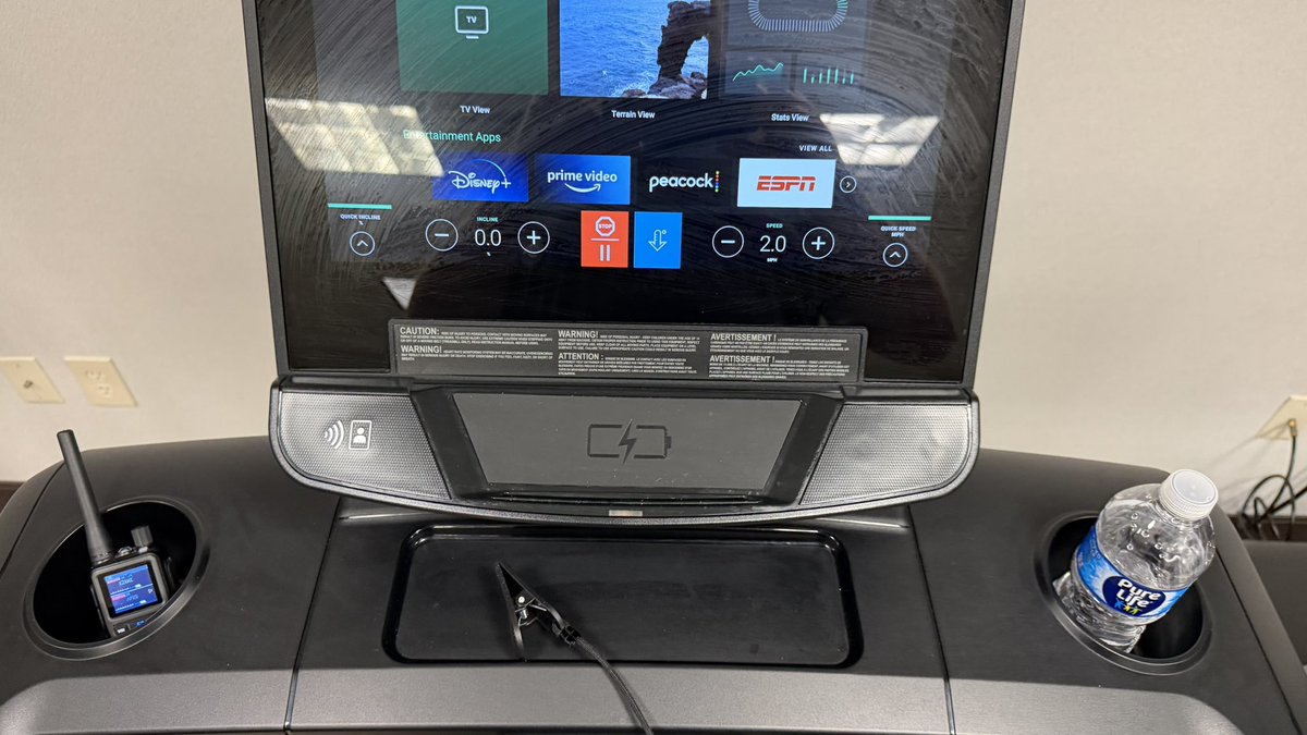 Kennerknecht's tweet image. Yes, I really have been EDCing the #Baofeng UV-5R Mini the last 3 weeks—even at the hotel gym. #EDC #HamRadio