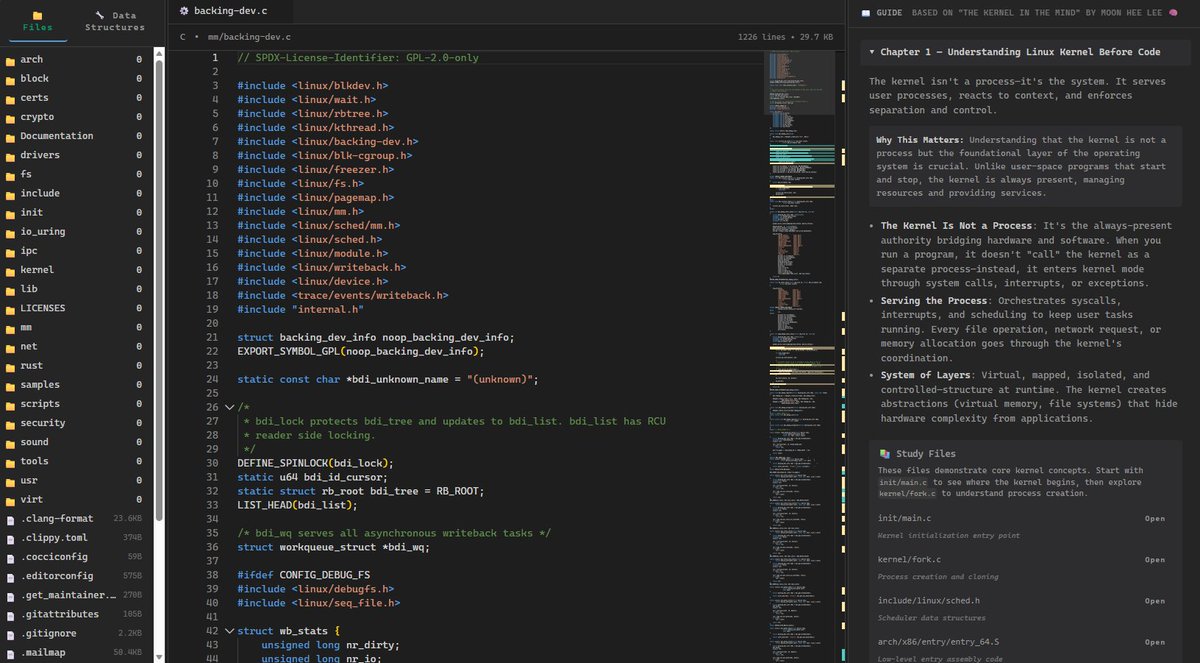 ale_sp_brazil's tweet image. Linux Kernel Explorer:

reverser.dev/linux-kernel-e…

#linux #kernel #programming #sourcecode #informationsecurity
