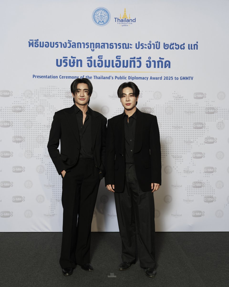 GMMTV's tweet image. #GMMTVxTPDA2025 #TPDA2025
#รางวัลการทูตสาธารณะ2568 #ThailandFoundation
#มูลนิธิไทย #MFA
#กระทรวงการต่างประเทศ
#GMMTV