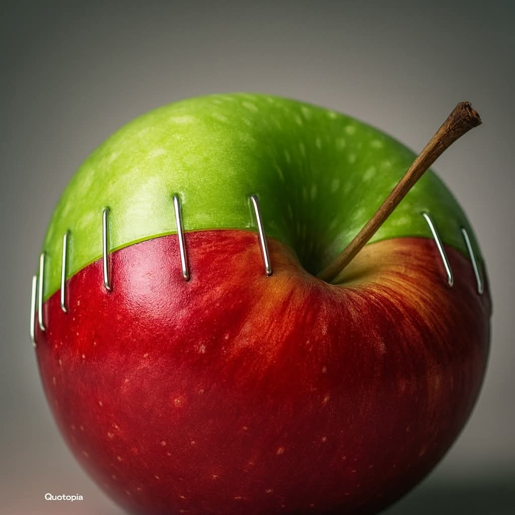 Surydev0's tweet image. “We grow when we learn to stitch our differences, not hide them.”