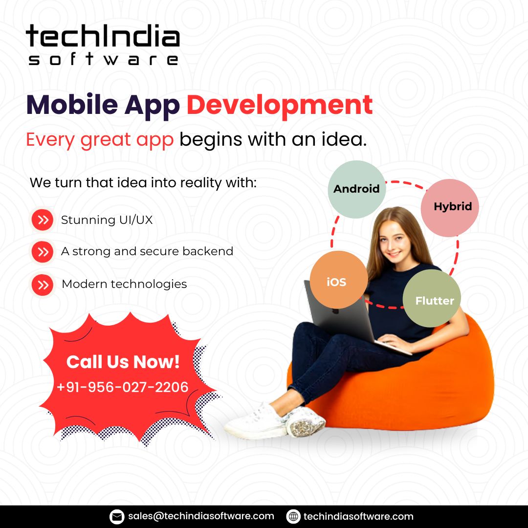 Techindiaa's tweet image. 🚀 Your next big idea deserves a powerful app.
We build fast, scalable mobile apps that stand out.

✨Your idea. Our code. One powerful app.
📱 +91-9560272206
🌐 techindiasoftware.com

#AppDevelopment #MobileApps #TechIndiaSoftware #AndroidDev #iOSDev #Flutter #UIUX #Innovation