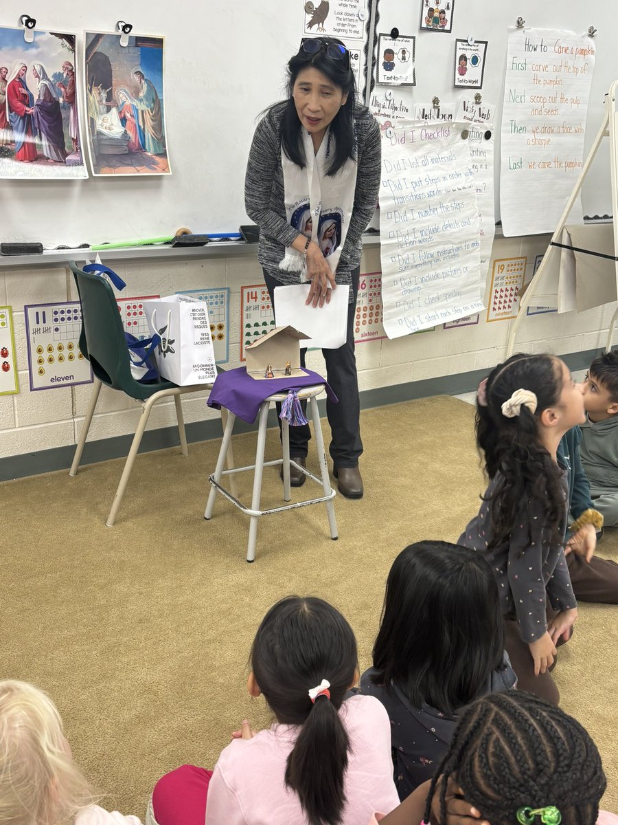 Today with Rosary Apostolate we learned about the Nativity Scene <a href="/SLRuizSchool/">San Lorenzo Ruiz Catholic School</a>